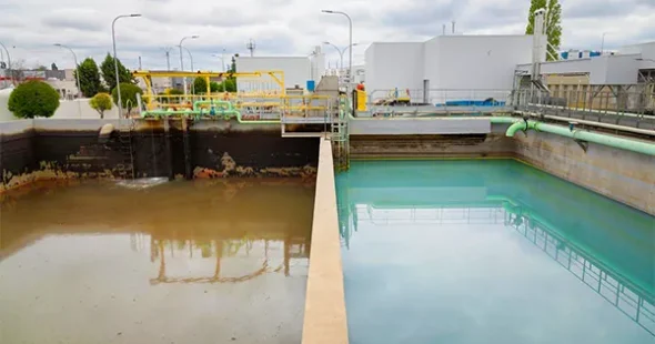 Water Treatment Plant WTP PDAM dan air limbah distributor tube Settler PT Mitra Nusa Cemerlang